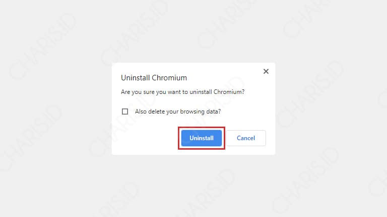 cara menghapus google chromium