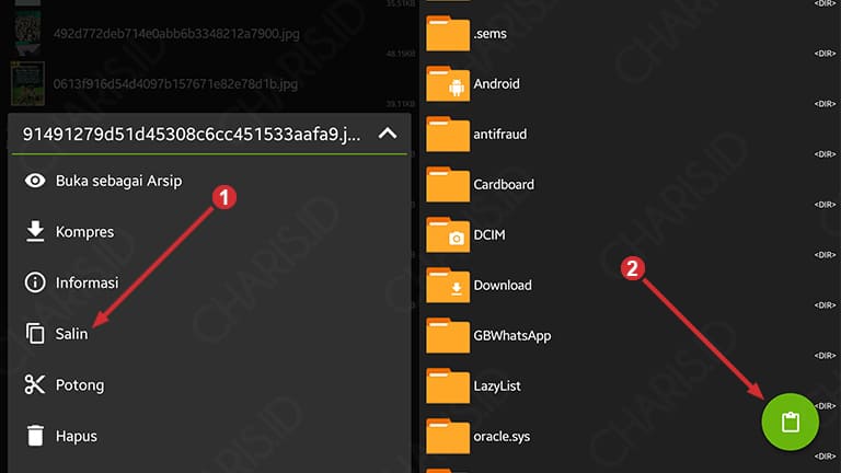 cara download status whatsapp teman