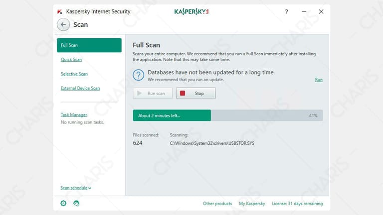 cara menghilangkan virus kaspersky di laptop