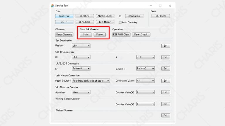 cara reset canon ip2770 dengan service tool