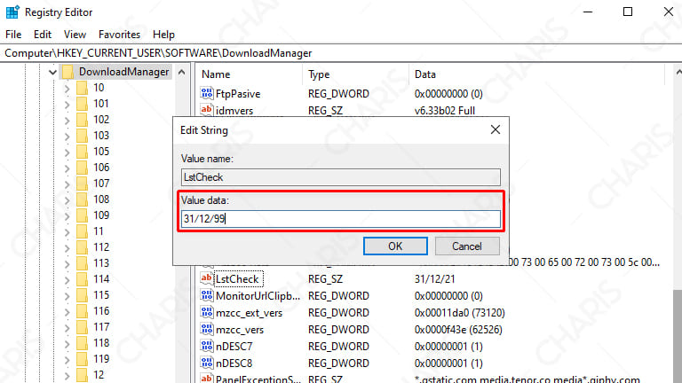 cara mematikan update idm