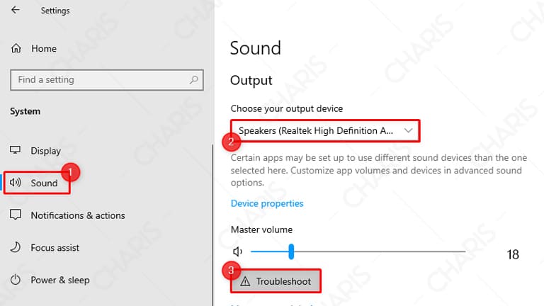 suara tidak keluar di laptop