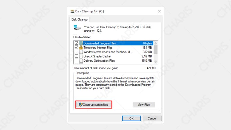 cara membersihkan local disk c windows 10