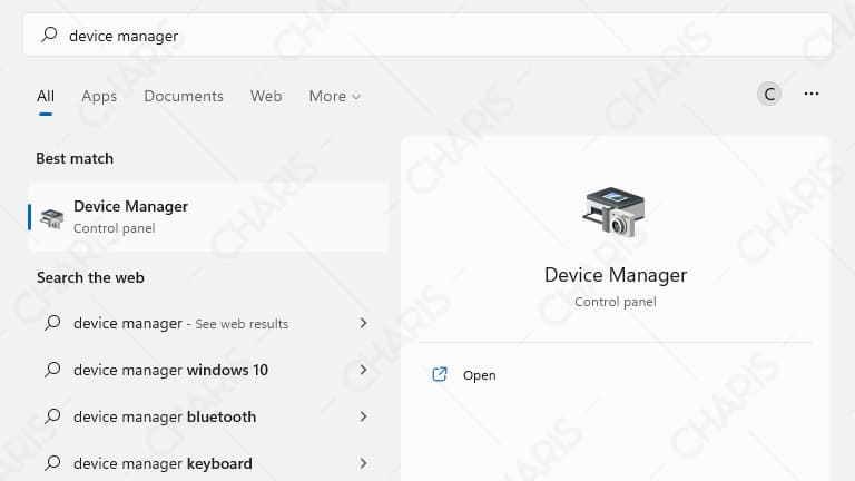 buka device manager